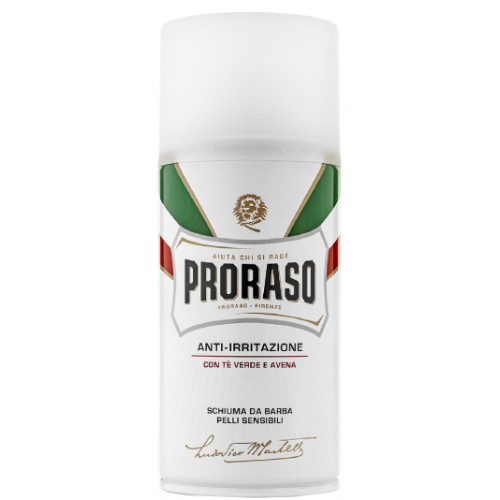Піна для гоління з екстрактом зеленого чаю для чутливої шкіри Proraso Shaving foam 300ml